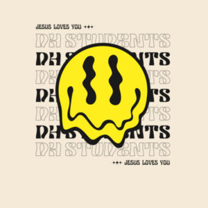 DH Students Jesus Loves You - Unisex Heavyweight Tee - Comfort Colors Design