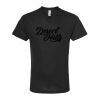 Unisex Poly-Rich V-Neck T-Shirt Thumbnail